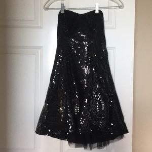 Black strapless prom/homecoming dress